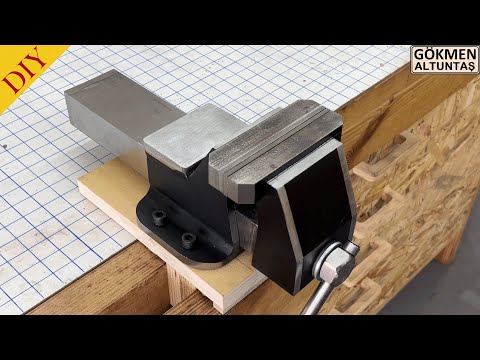 Making a Heavy Duty Metal Vice // DIY Metal Vice