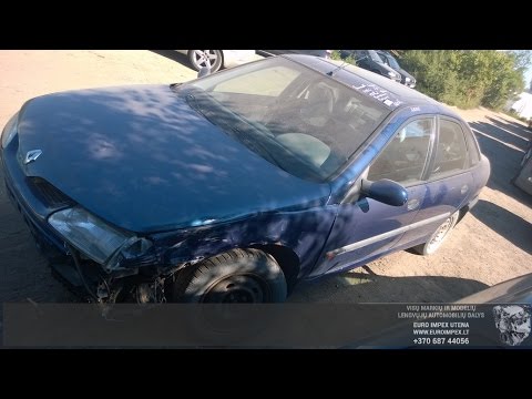 RENAULT LAGUNA 1996 2.0 84KW BENZINAS MECHANINE HACBEKAS 4-5D EU MELYNA EURO IMPEX UTENA