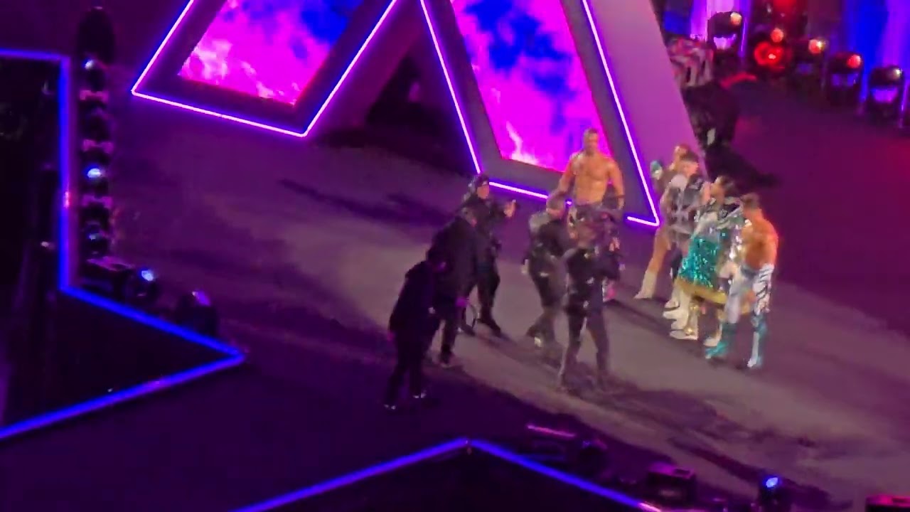 WrestleMania XL Night 1- Santos Escobar and Dom Mysterio Entrance #WWE #WrestleManiaXL #WrestleMania