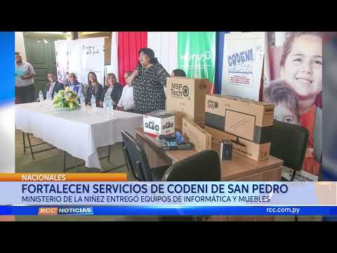 FORTALECEN SERVICIOS DE CODENI DE SAN PEDRO