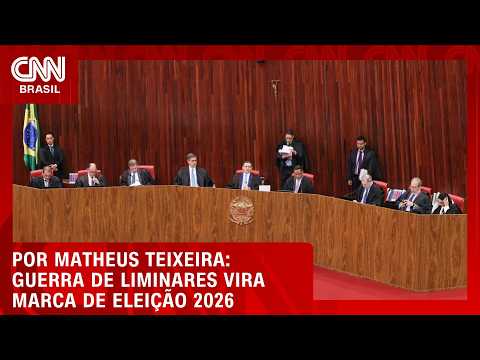 Análise: Guerra de liminares vira marca de eleição 2026 | CNN 360°