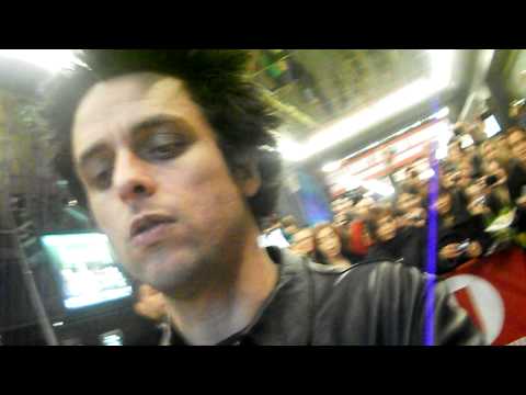 Asking Billie Joe Armstrong about the Foxboro Hot Tubs 4.13.11