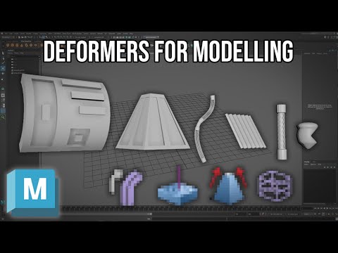 Maya - Using Deformers For Modelling