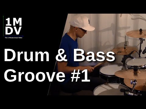 1MDV - The 1-Minute Drum Video #24 : Drum & Bass Groove #1