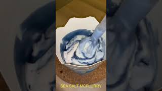 SINGAPORE McDonald's LIMITED EDITION Sea Salt McFlurry 🌊🍦| #shorts