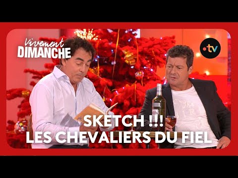 Sketch ! Les Chevaliers du Fiel : "Je t'ai amené le gros lot !"- Vivement Dimanche 24 décembre 2017