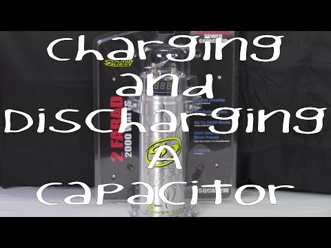 YouTube video about: How to charge a capacitor with a test light?