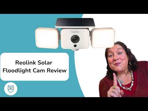 REOLINK Home Hub with Solar Floodlight Cam, 2K 150° Security Cameras Wireless Outdoor, Up to 1000lm Light & Siren Alarm, AI/PIR Motion-Activated Floodlight, Color Night Vision, WiFi 6 2.4/5GHz, IP66 video review thumbnail