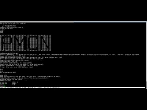 Emulation of Loongson LS1B board with QEMU