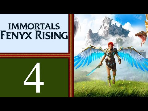 Immortals Fenyx Rising playthrough pt4 - Sound is BACK! Minotaur Fight and On To New Areas