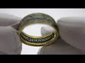 Відео огляд Срібна позолочена каблучка "Вінчальна" кжх85