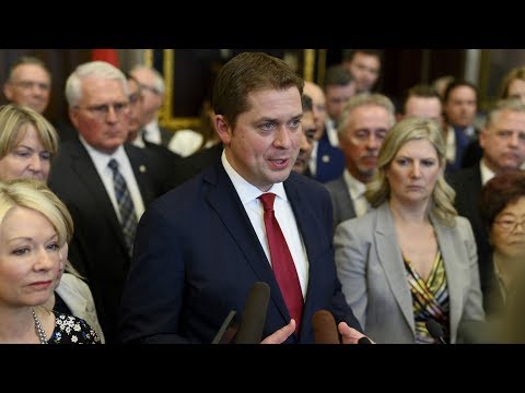 Scheer blasts Trudeau, federal budget: "It is not business as usual" Video