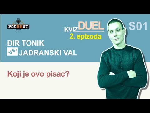 Kviz Duel - 2. ep. - Koji je ovo pisac?
