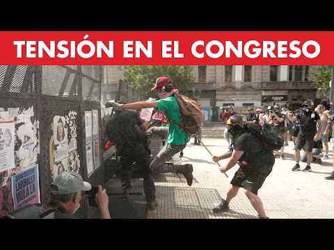 MARCHA E INCIDENTES EN EL CONGRESO POR LA REFORMA LABORAL | TELENOCHE DEL 11/02/26