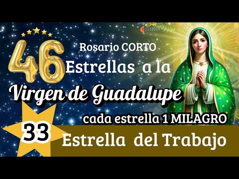 Día 33⭐/𝙍𝙊𝙎𝘼𝙍𝙄𝙊/ CORONILLA  AUTENTICA 𝙙𝙚 𝙡𝙖𝙨 𝟰𝟲 𝙀𝙎𝙏𝙍𝙀𝙇𝙇𝘼𝙎 a la *𝗩𝗜𝗥𝗚𝗘𝗡 𝗱𝗲 𝗚𝗨𝗔𝗗𝗔𝗟𝗨𝗣𝗘* CADA⭐1 MILAGRO