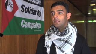 Sky Tyne & Wear coverage of Mahmoud Sarsak visit to Newcastle