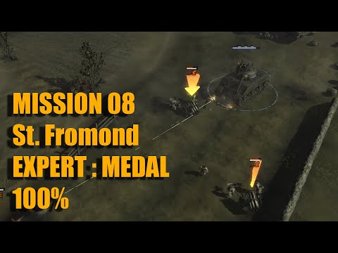 Mission 8 St FROMOND Expert MEDAL Company of Heroes 100% Capture