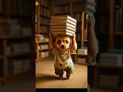 The poor puppy didn't have cash to buy bag so, his rich friends making fun of him #animahal