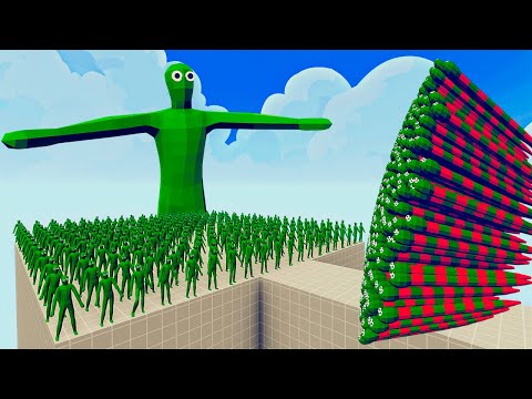 100x ZOMBIE + 1x GIANT vs 1x EVERY GOD   Totally Accurate Battle Simulator TABS