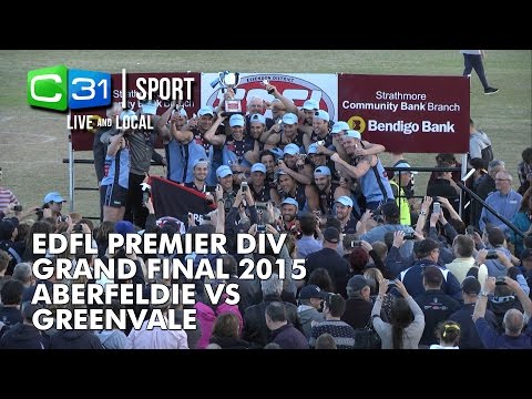 2015 Premier Division EDFL Grand Final Live - Aberfeldie FC Vs Greenvale FC
