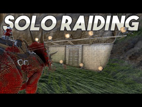 SOLO Raiding Three Bases For Insane Profit - ARK