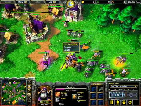 WarCraft 3 - Th000 Yumiko vs Xin8 Funny - G2 - WarCraft 3 - WC3 - WC185
