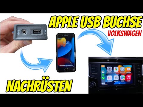 VW: Apple USB Buchse nachrüsten || How-To, Teilenummern, Codierung