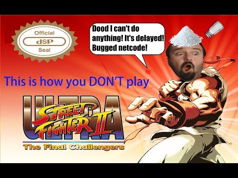 This is how you DON'T play Ultra Street Fighter 2 - Best rage and salt!