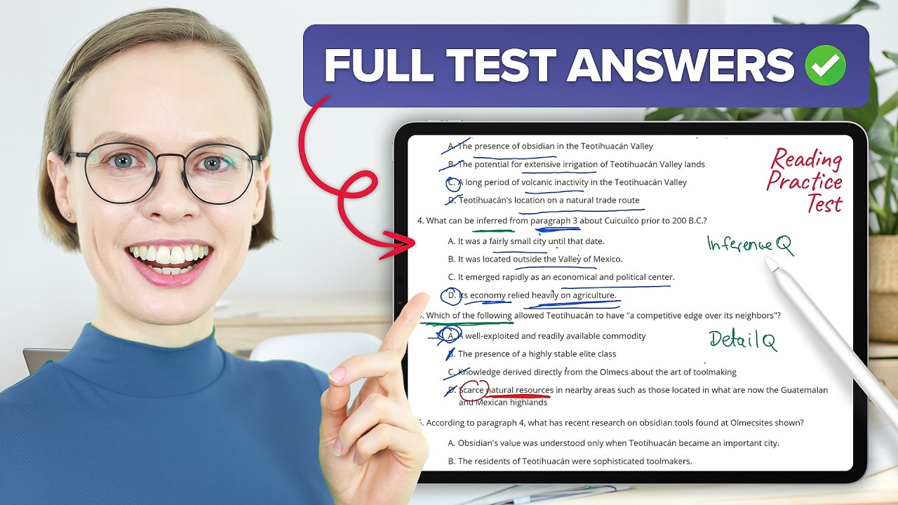 TOEFL Reading Practice Test with Answers - Part 1