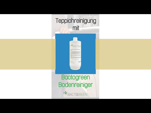 Teppichreinigung | BACTOGREEN Bodenreiniger
