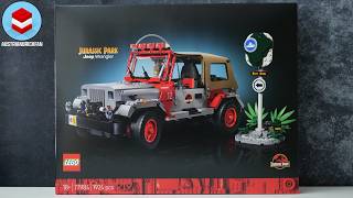 LEGO Jurassic World 77984 Jurassic Park Jeep Wrangler - LEGO Speed Build Review