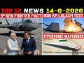 Indian Defence Updates 6th Gen Fighter Pact Hypersonic Waverider Missile 1500 Km LRLACM Test