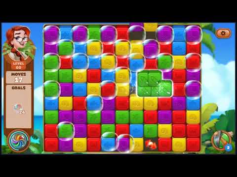 Lost Island Blast Adventure Level 60 - NO BOOSTERS 🏝️ | SKILLGAMING ✔️