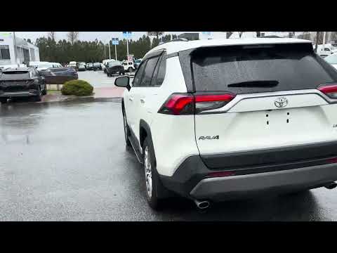 2019 Toyota RAV4 AWD Limited in White for sale at Abbotsford Hyundai in Abbotsford, BC