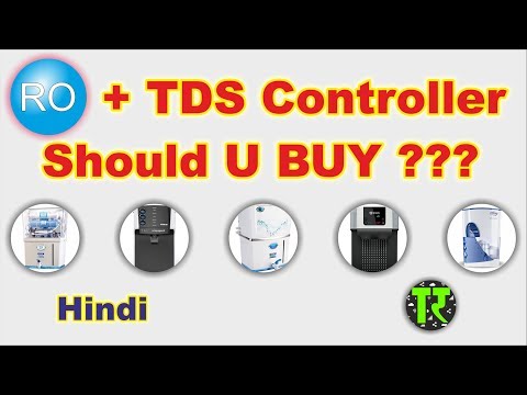 Ro water purifier with tds controller