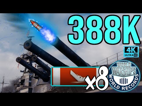 Battleship Incomparable: New World Record 388k Damage