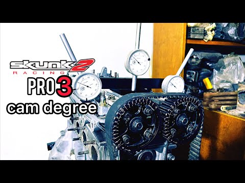 How To: Cam Degree Skunk2 Pro3 on Correct Lobe Centers