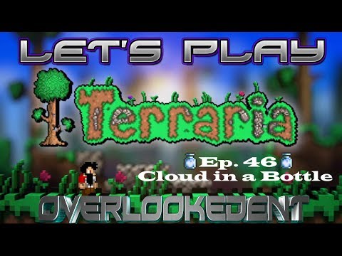 BamVille Ep.46 "Cloud in a  Bottle" - Terraria Xbox 360 - [Let's Play!]