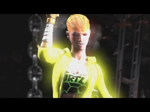 Mortal Kombat X - Cassie Cage - April O'neil Teenage Mutant Ninja Turtles Costume / Skin PC Mod Video
