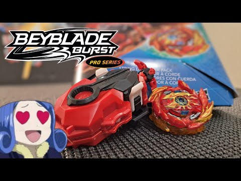 Let's Go Pro!! BRAND NEW Pro Series Super Hyperion + The SHU KURENAI  String Launcher #beyblade
