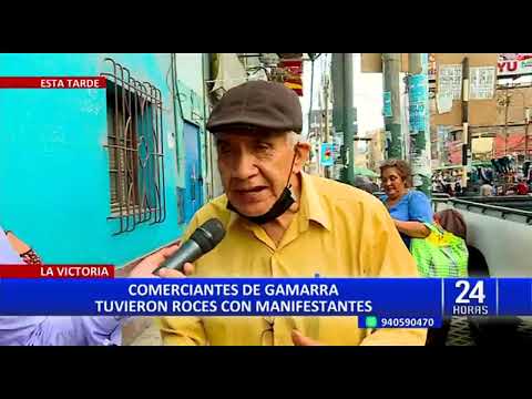 Surco: Así fue la llegada de los manifestantes a los exteriores de la embajada de Estados Unidos