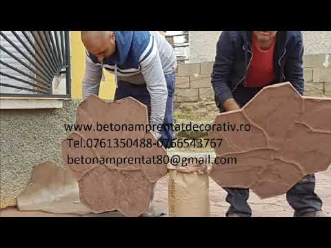 Beton Amprentat Ticvaniu Mare -Caraș-Severin  Tel.0761350488 -0766543767