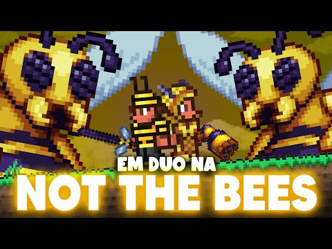 PASSEI 100 DIAS NA SEED NOT THE BEES DO TERRARIA EM DUO! @yoyas