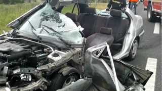 preview picture of video 'Accidente en la autovía del Barbanza'