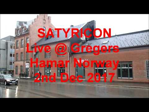 SATYRICON live @ Gregers Hamar Norway 2nd Dec 2017