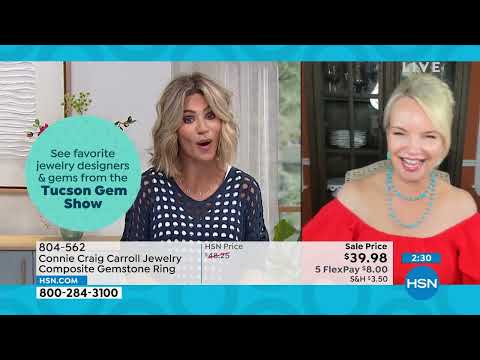 Connie Craig Carroll Jewelry Catalina Composite Gemstone...