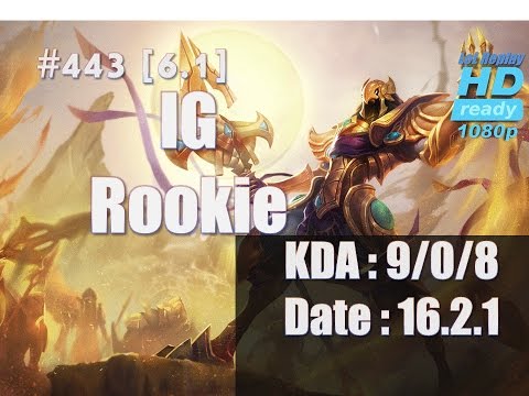 16.2.1 LPL IG Rookie Mid Lane Azir(vs Heimerdinger) Kr High Elo Solo Q[1080p]#443
