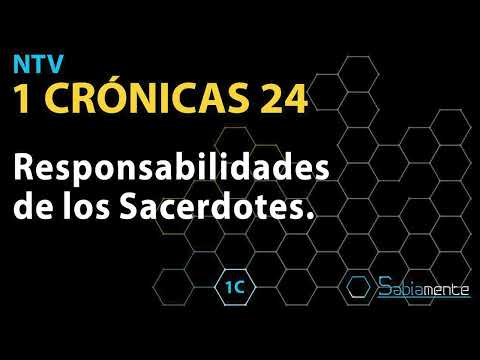1 CRONICAS 24 ❗PDL Sm #bibliantv/1c❗Responsabilidades de los sacerdotes.