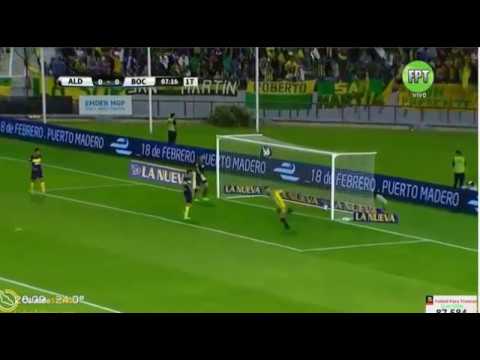 Gol de atras de Mitad de Cancha - Error de Werner - Aldosivi 3 vs Boca Juniors 1