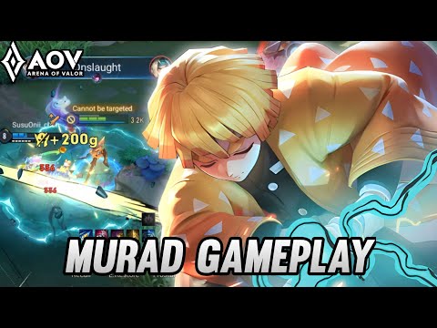 Murad/zenitsu gameplay | in jungle - arena of valor